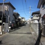 前面道路を含む現地写真