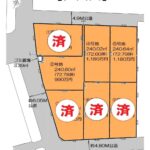 【売地 行田市】残り3区画 敷地面積 広々72坪以上